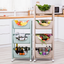 Plastic kitchen rack, pulley, landing gear, multi layer fruit and vegetable receptacle
