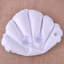 Household inflatable bath pillow with suction cup bath pillow