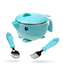 Korea Goryeo Baby Children''s Tableware Baby Infant Water Insulation Bowl Spoon Baby Sucker Bowl Spoon Supplementary Bowl