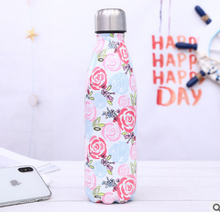 Stainless Steel Thermos Vacuum Flask Bottle 500ml Coffee Milk Cup Lovers Gradient Color Outdoor Travel Sport Hot Water Bottles