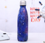 Stainless Steel Thermos Vacuum Flask Bottle 500ml Coffee Milk Cup Lovers Gradient Color Outdoor Travel Sport Hot Water Bottles
