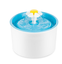 Fashion Automatic 1.6L Flower Style DogKitten Water Drinking Pet Fountain Pet Bowl Drink Dish Filter Orange/Blue/Green