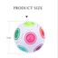 Rainbow Ball Puzzles Spheric Magic Cube Toy Adult Kids Plastic Creative Football Learning Educational Toys Gifts For Children