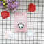 Creative Cute Silicone Cartoon Doll Metal Mini Padlock Security Anti-theft Luggage Lock