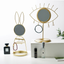 Eye Mirror with Jewelry Hook