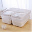 Japanese 10kg plastic barrel kitchen cabinets moistureproof transparent rice storage box with household migang cylinder food box