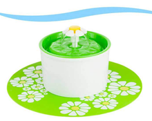 Fashion Automatic 1.6L Flower Style DogKitten Water Drinking Pet Fountain Pet Bowl Drink Dish Filter Orange/Blue/Green