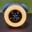 Colorful night light electronic alarm clock