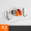 Brushless stainless steel mop holder