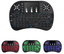 MINI i8 flying squirrel 2.4G mini wireless keyboard with touchpad tri-color backlight multimedia colorful