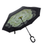 New Windproof C-Handle Double Layer Inverted Umbrella Cars Reversible Umbrella