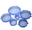 6PCS/Set Universal Silicone Suction Lid-bowl Pan Cooking Pot Lid-silicon Stretch Lid Cover Kitchen Pan Spill Lid Stopper Cover