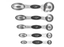 Stainless steel double-head measuring spoon