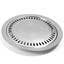 Direct selling stainless steel round home outdoor Korean barbecue plate electric pottery light wave furnace supporting gift