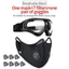 Protective Face Mask with Filter Anti-Pollution Cycling and Goggles