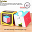 qiyi warrior s Magic Cube Colorful stickerless speed 3x3 cube antistress 3x3x3 Learning&Educational Puzzle Cubes Toys