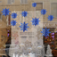 6 Pcs/Set Cardboard 3D Hollow Snowflake Hanging Ornaments New Year's Christmas Decorations for Home Party Decoration