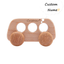 4Pcs Custom Wooden Toys Montessori Educational Beech Wood Car Children Cartoon Car Toy Baby Wood Gift For 2-6 Years Old Kids