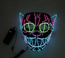 EL cold light illuminating mask Elvis styling holiday party ball celebration illuminating supplies