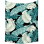 Tropical Leaves Black Tapestry