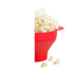 Silicone popcorn bowl with handle