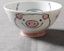 Japan imported tableware bluecat high temperature relief hand-painted animal cartoon Steamed Rice children tableware bowl
