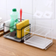 Dishwasher sink drain rack