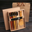 Log chopsticks rice spoon gift box set Japanese tableware promotional gifts wedding gift