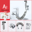 Washbasin Basin Faucet External Nozzle Set