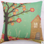 Imitation linen thick cushion cover Gift gift cushion Factory store cushion cover Support to map linen pillow