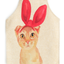 Cartoon anime cute cat cotton and linen kitchen bathroom anti-fouling and oil-proof parent-child apron gown