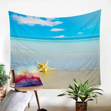 Star on Shore Wall Tapestry