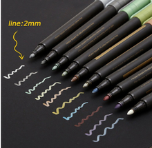 Color Metal Marker Waterborne Metal Pen Paint Pen