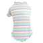 Rainbow stripe cotton bottoming shirt
