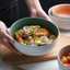 Frosted simple ceramic bowl