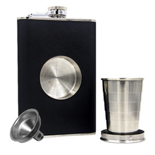 Stainless steel flagon
