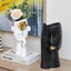 Art vase flower arrangement