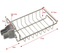 Stainless steel drain rack