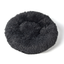 Plush round sleeping cat mat