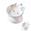 Cat bowl ceramic protects cervical spine high feet