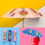 Cartoon vinyl parasol