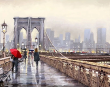 The Brooklyn Bridge New York City (Painting by Number Kit)