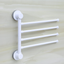 Magic suction cup four-bar punch-free towel rack