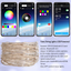 Christmas Tree Decoration Lights Custom LED String Lights App Remote Control