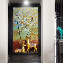 Diamond painting full drill factory direct selling wholesale agent stick drill cross stitch magic cube round drill fortune deer