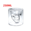 Creative crystal skull mug - glass double - glass skull - glass - glass - skull - glass