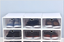 Transparent shoe box