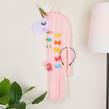 Felt unicorn storage belt wall hanging