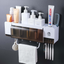 Hanging dust-proof toothbrush holder wash set