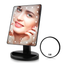 22 LED Lights Touch Screen Makeup Mirror 1X 10X Table Desktop Countertop Bright Adjustable USB Cable Or Batteries Use 16 Lights